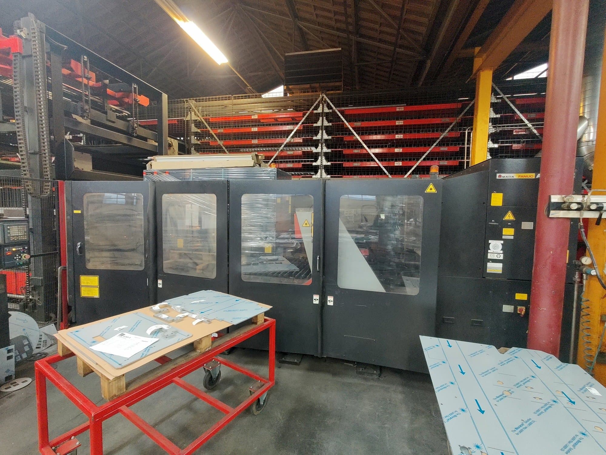 Front view of AMADA FO 3015 machine