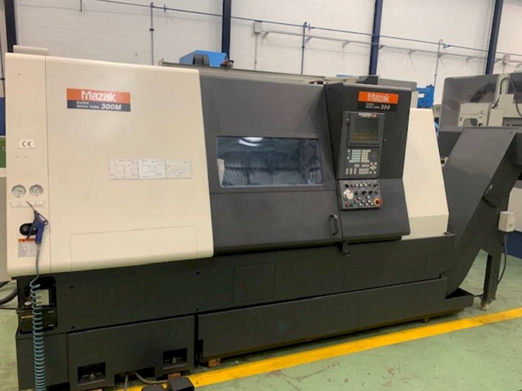 Front view of Mazak SQT 300 M machine