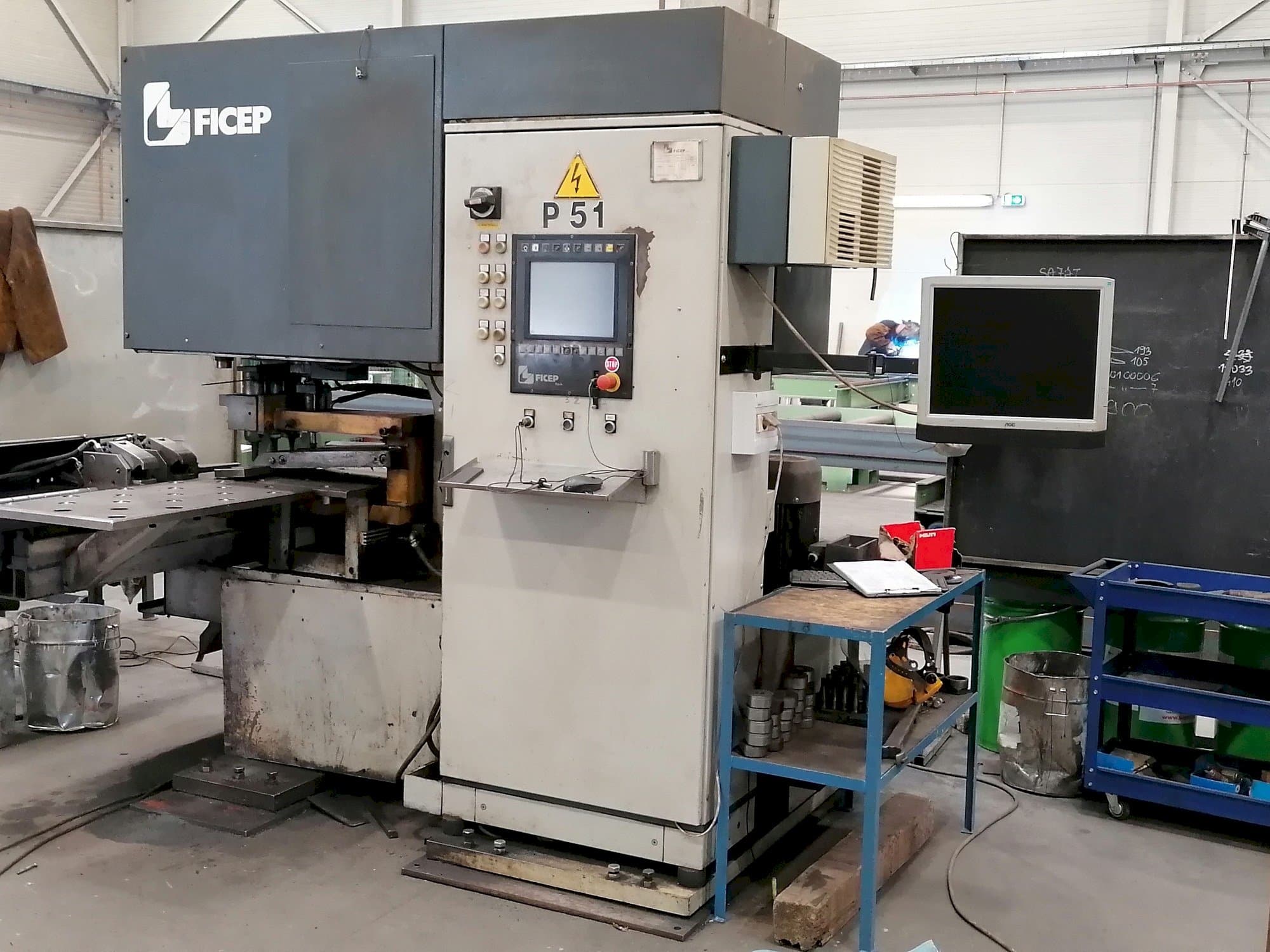 Front view of FICEP P51 machine