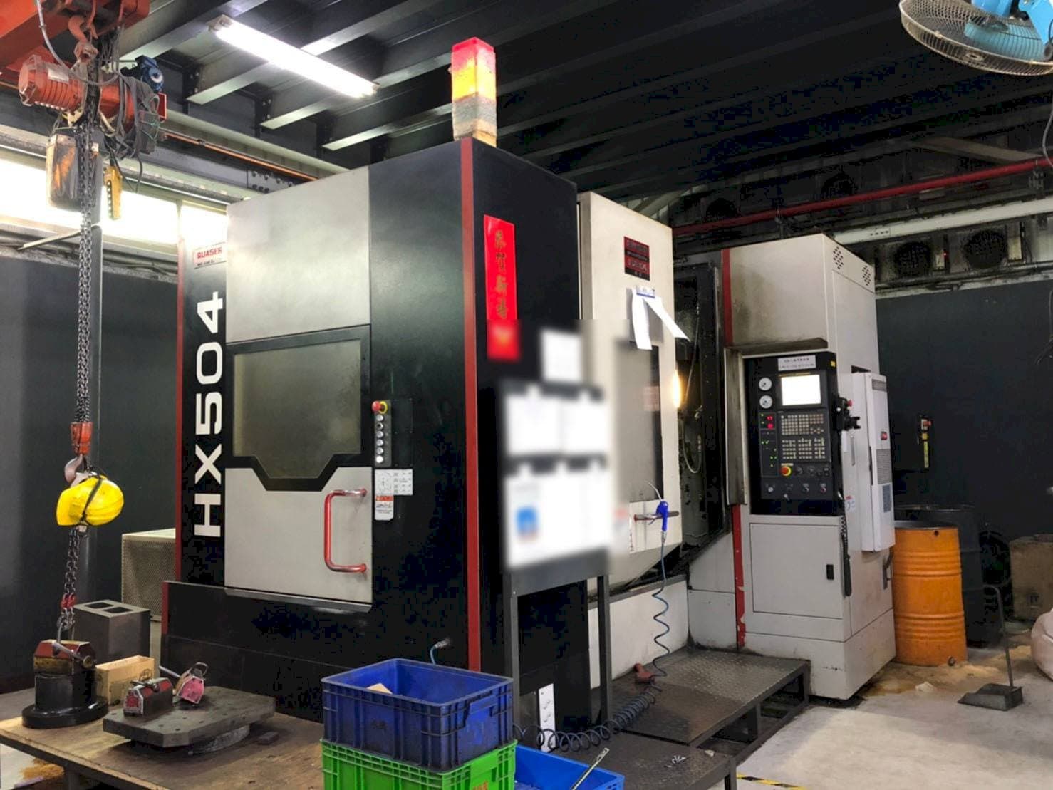 Front view of Quaser HX504II BP machine