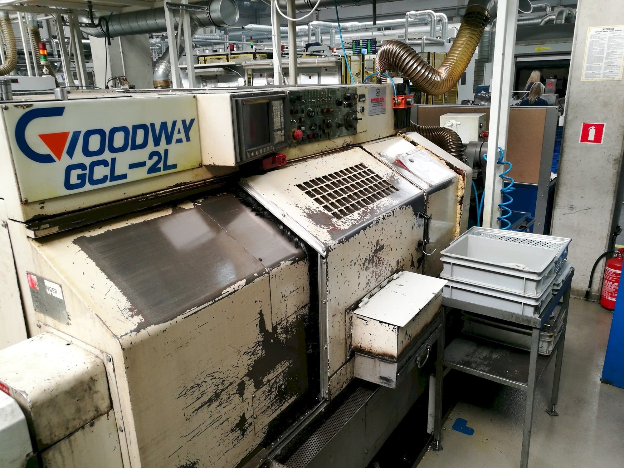 Front view of Goodway GCL-2L  machine