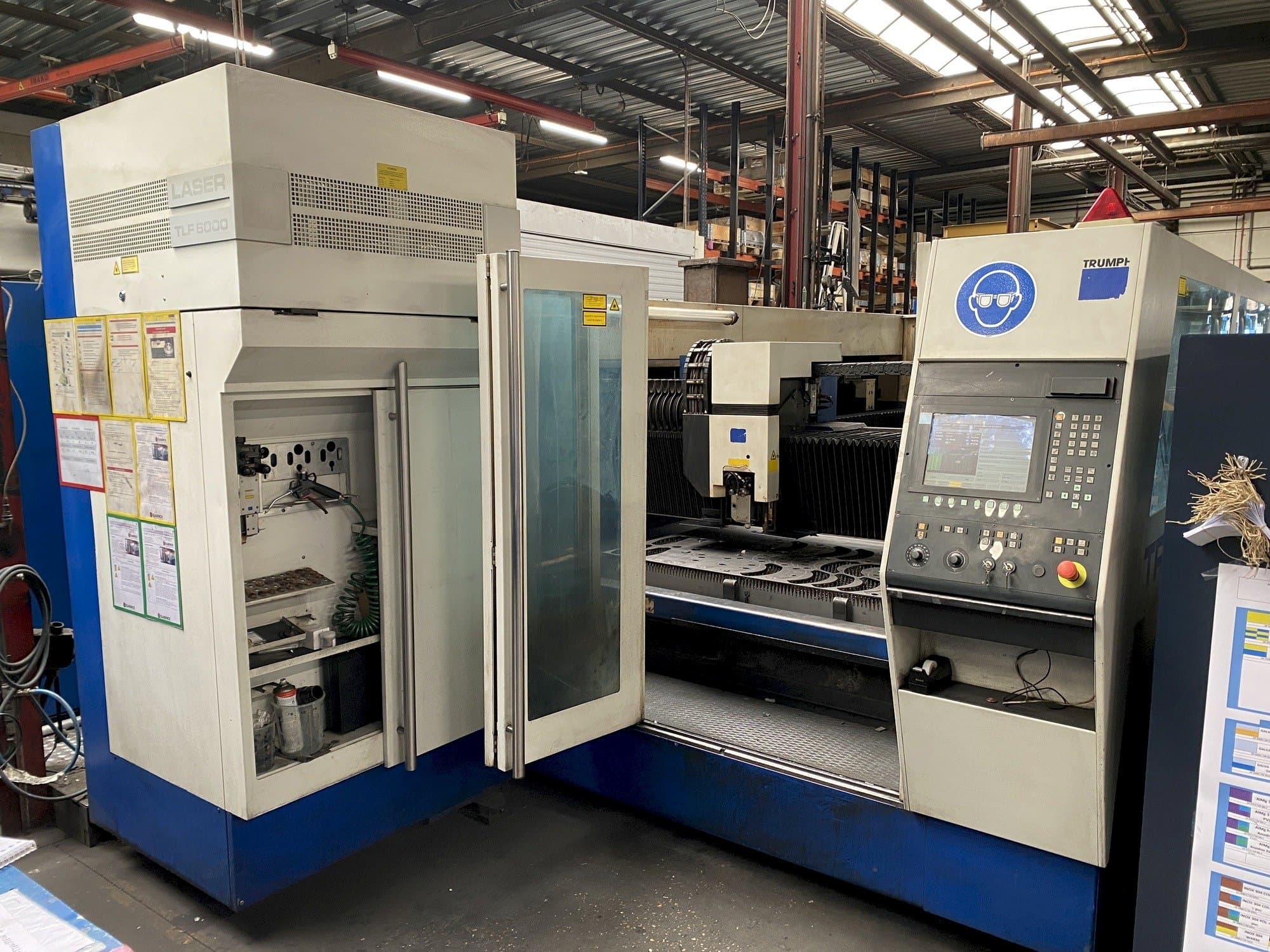 Front view of Trumpf Trumatic L3050 machine