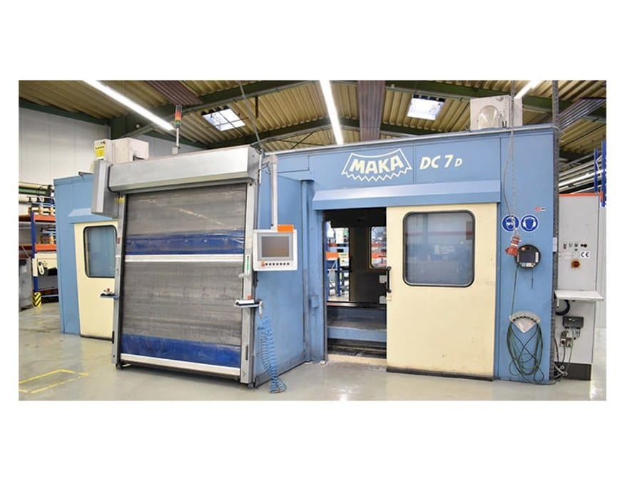 Front view of MAKA DC 7 D machine