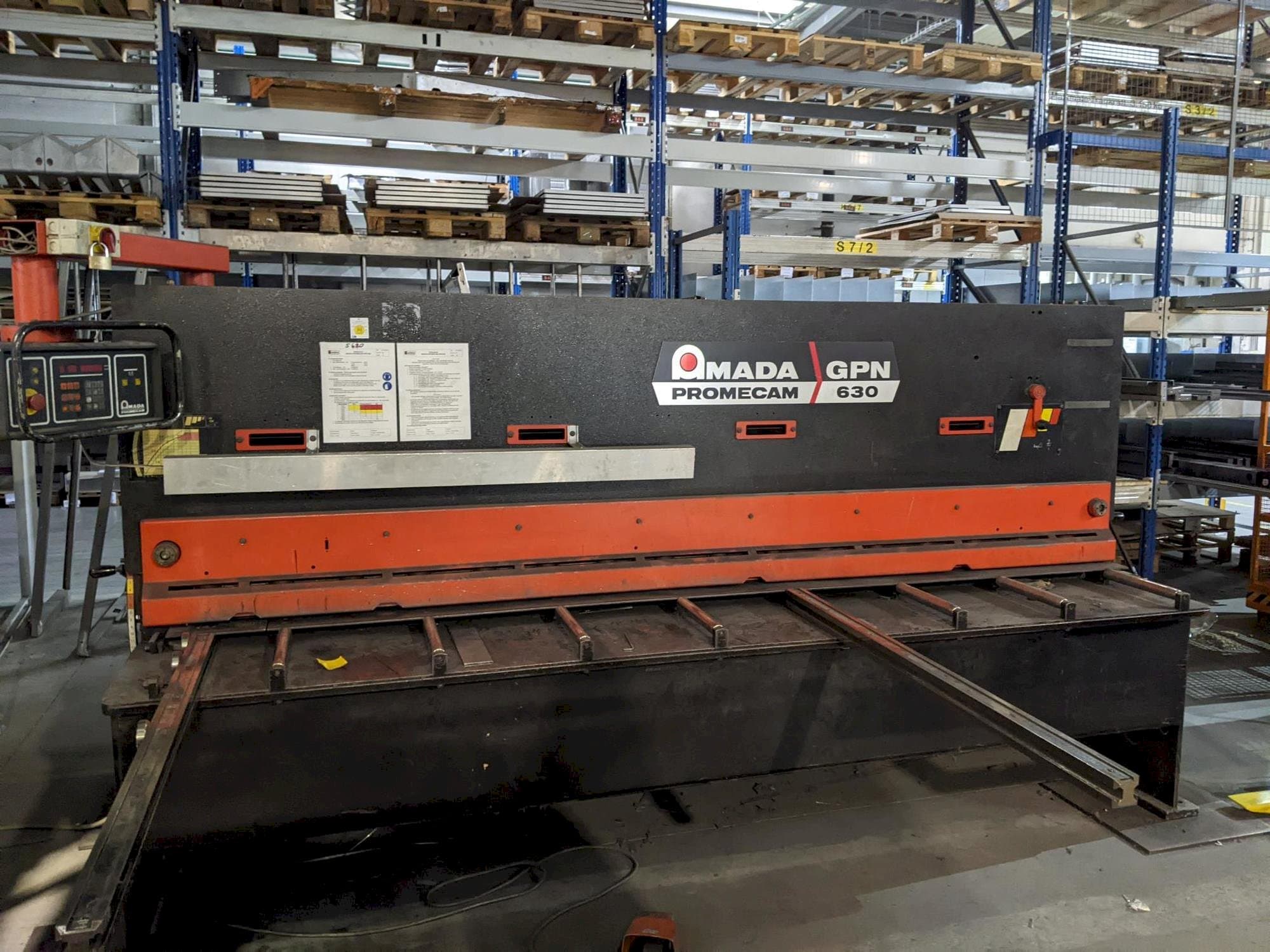 Front view of AMADA Promecam Gpn 630 machine
