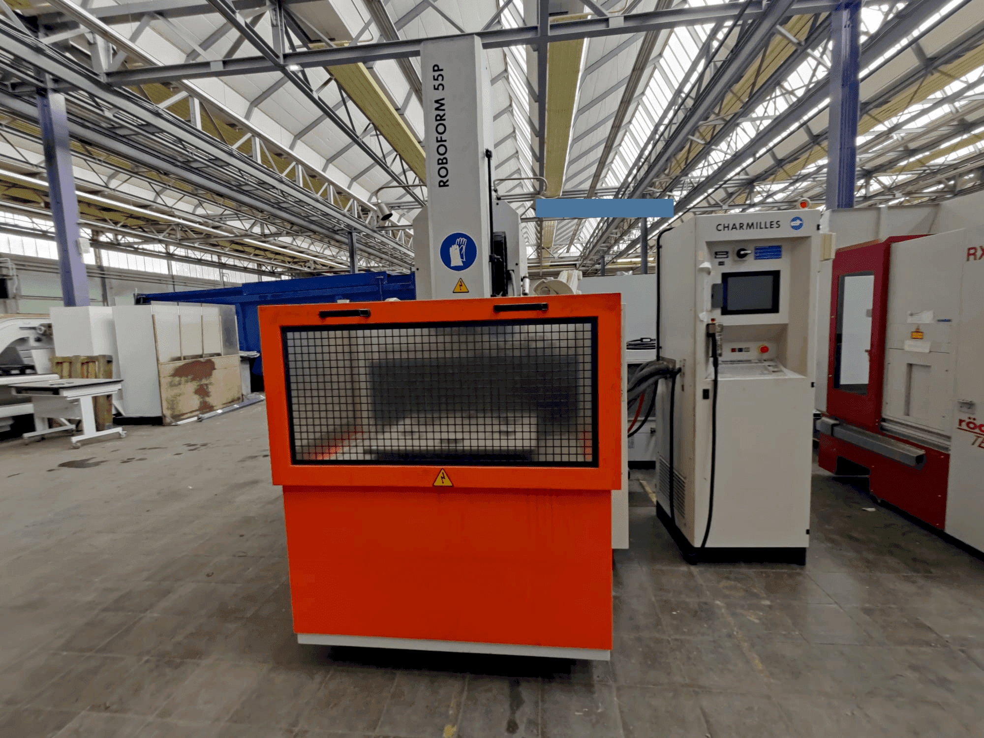 Front view of CHARMILLES ROBOFORM 55P machine