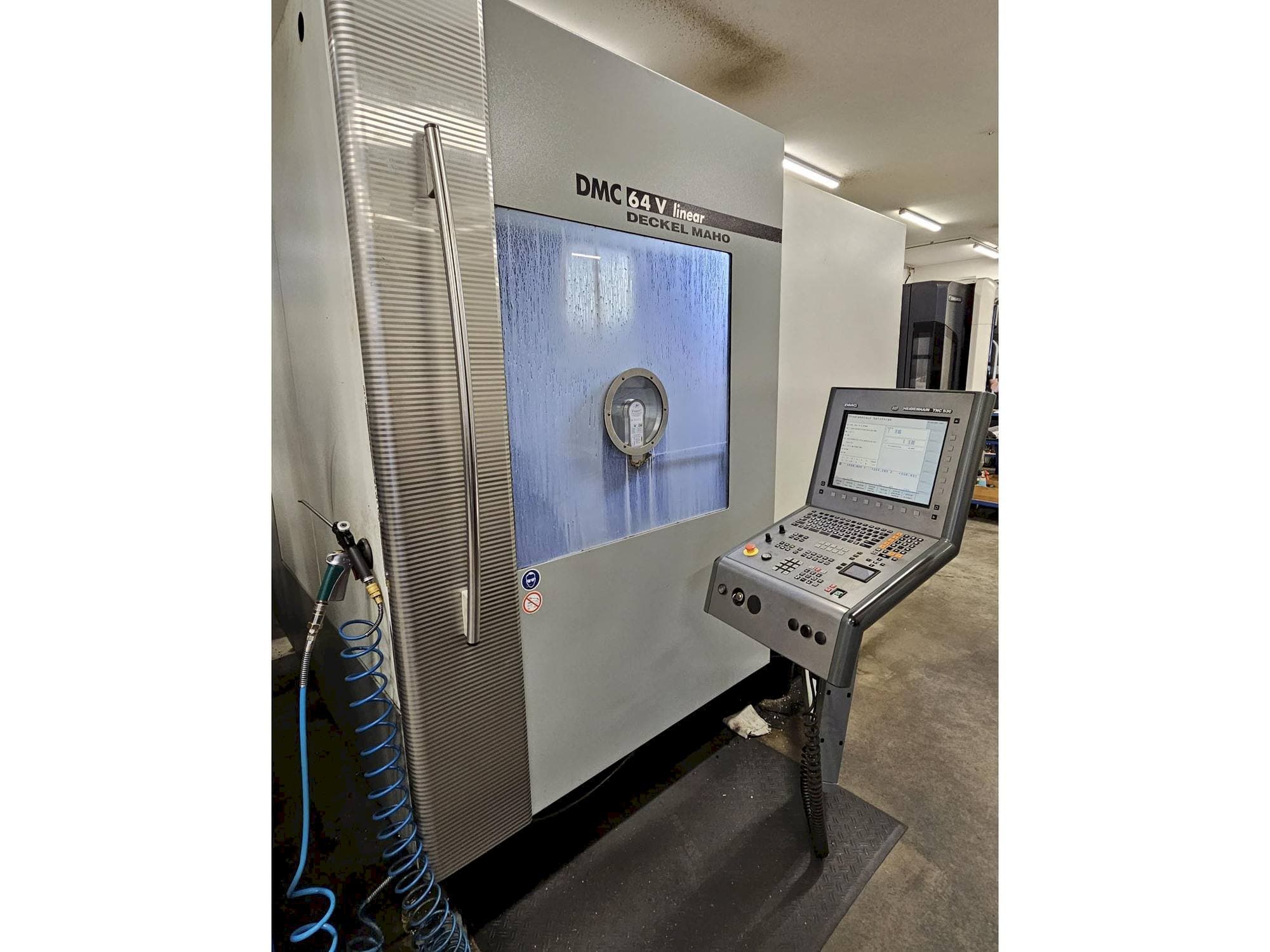 Front view of DMG DMC64V machine