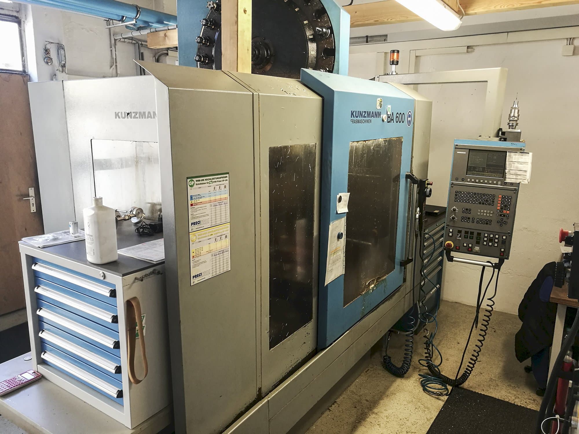 Left view of KUNZMANN BA600 Machine