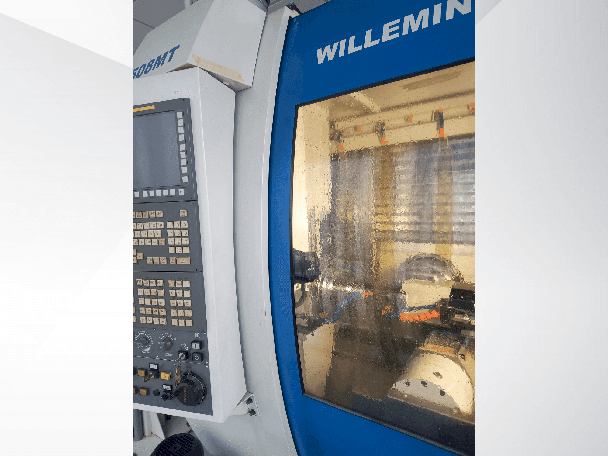Front view of WILLEMIN-MACODEL 508MT-195  machine