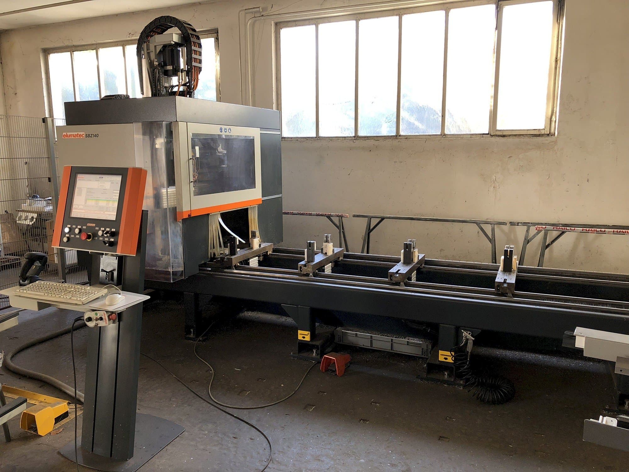 Front view of Elumatec SBZ 140/60 machine