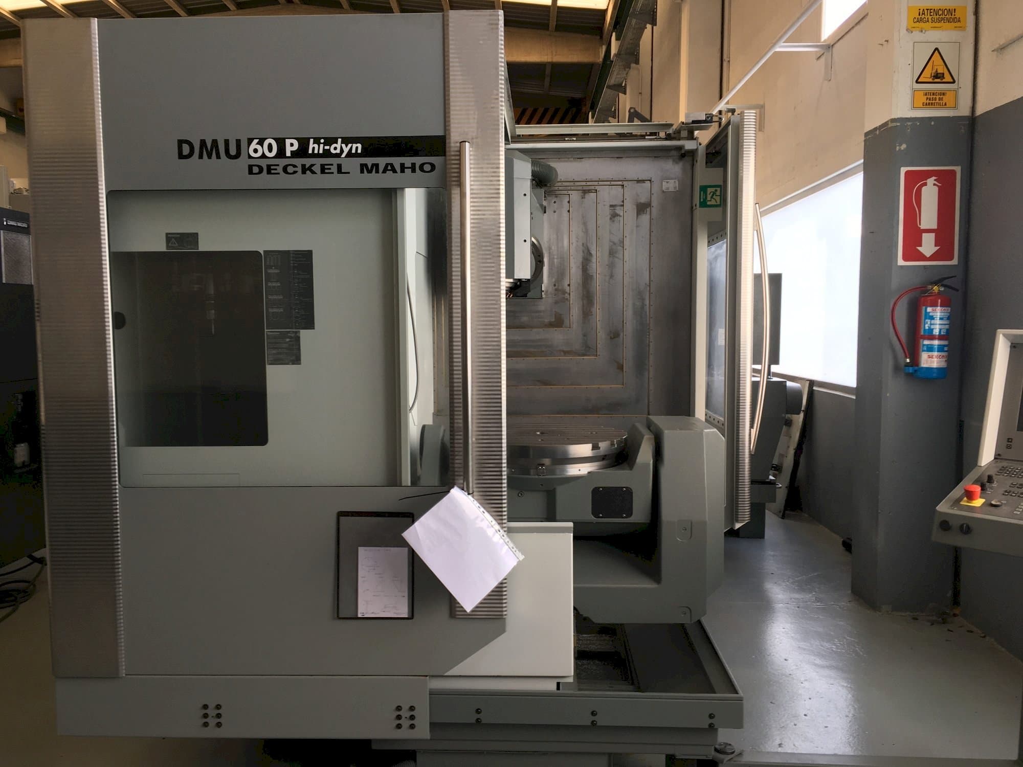 Front view of DECKEL MAHO DMU 60P hi-dyn machine