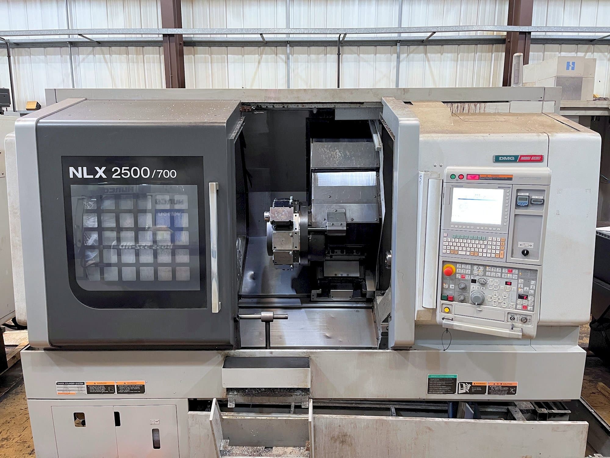 Front view of MORI SEIKI NLX2500Y-700 machine
