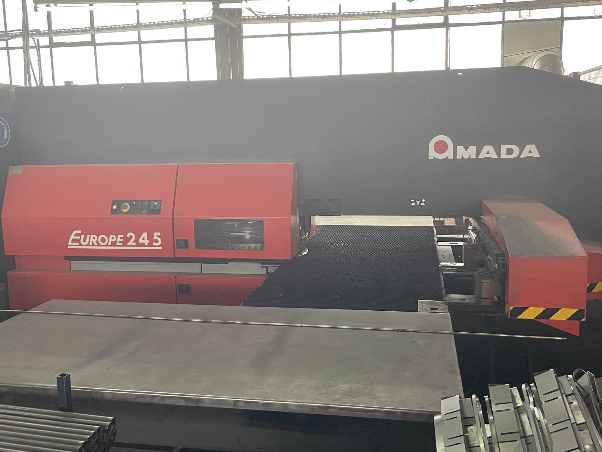 Front view of AMADA Europe 245 machine