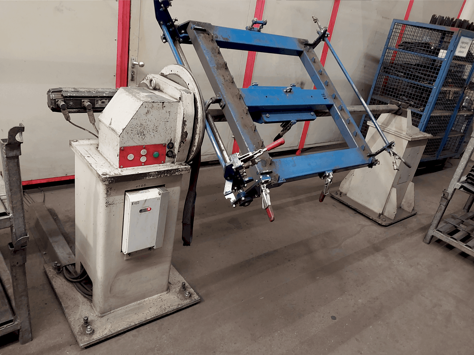 Front view of IGM Welding Robot System machine