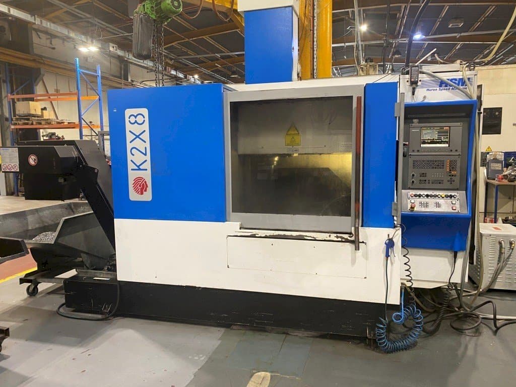 Front view of Huron K2X8 machine