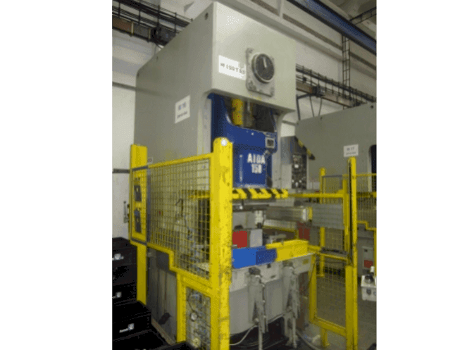 Front view of AIDA NC 1-150 (2) machine