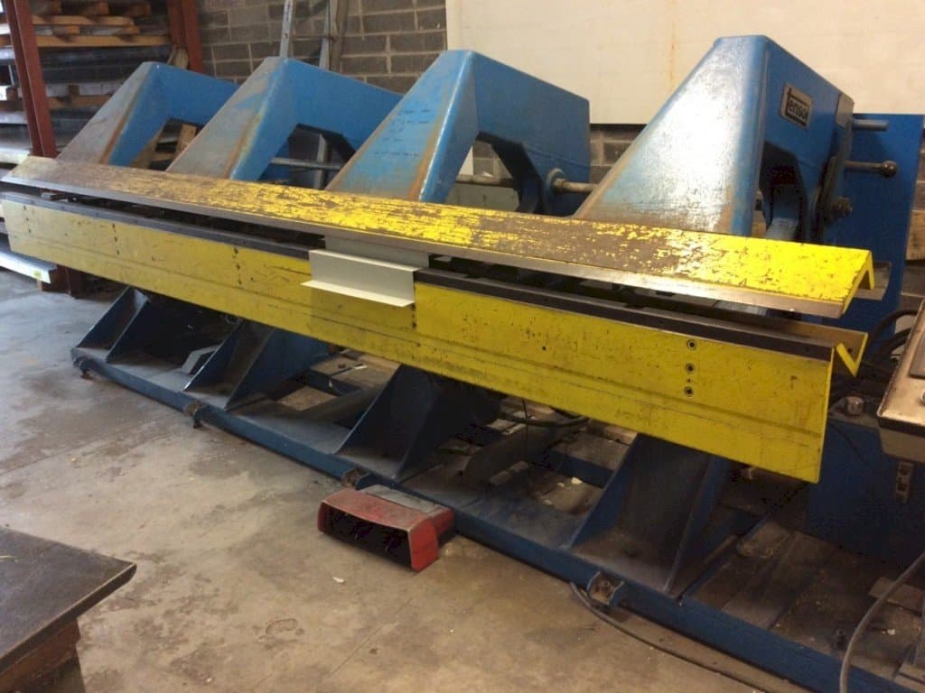 Front view of Tensol P200-4 machine