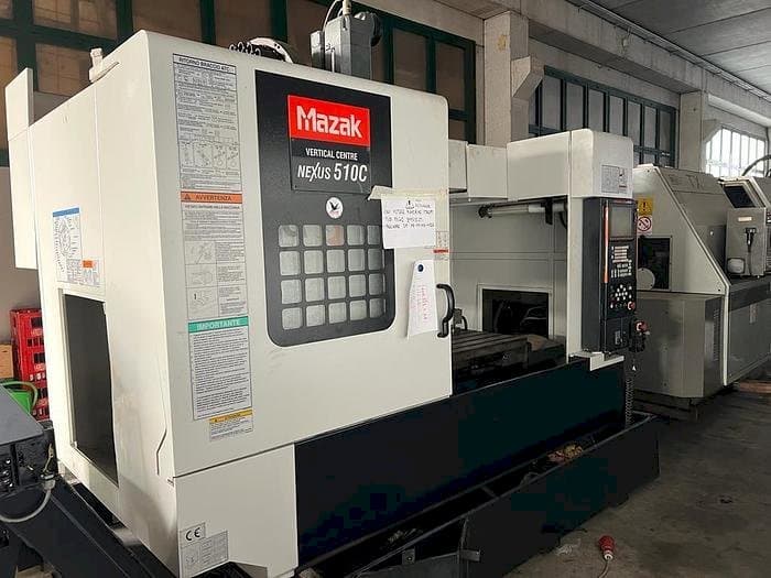 Front view of Mazak VCN 510C machine