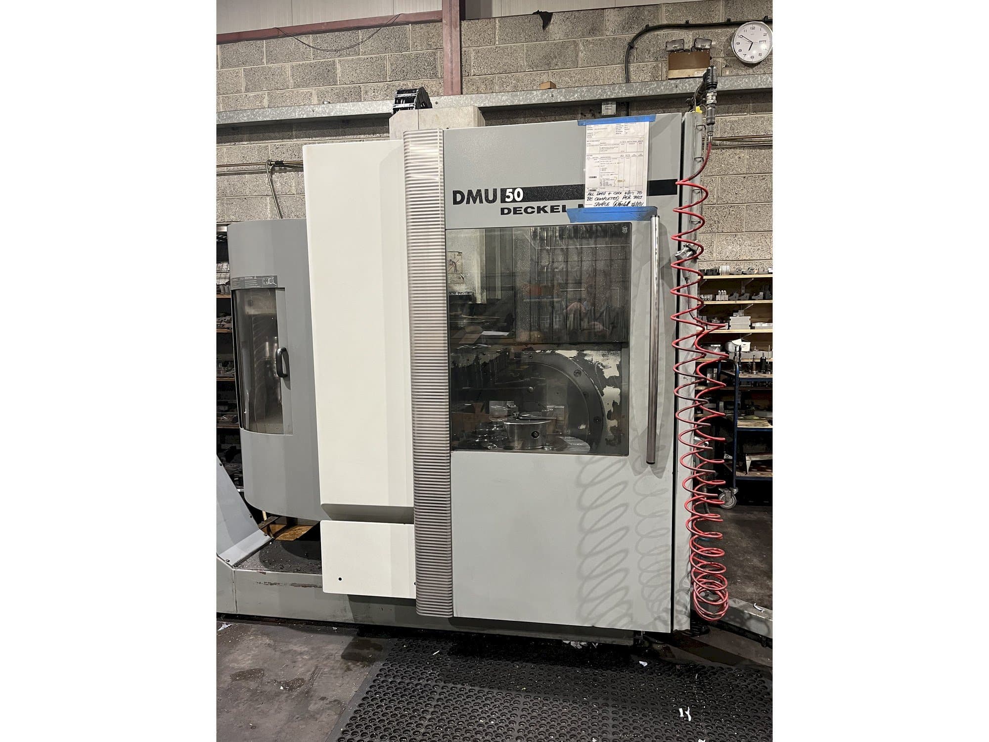 Front view of DECKEL MAHO DMU 50 machine