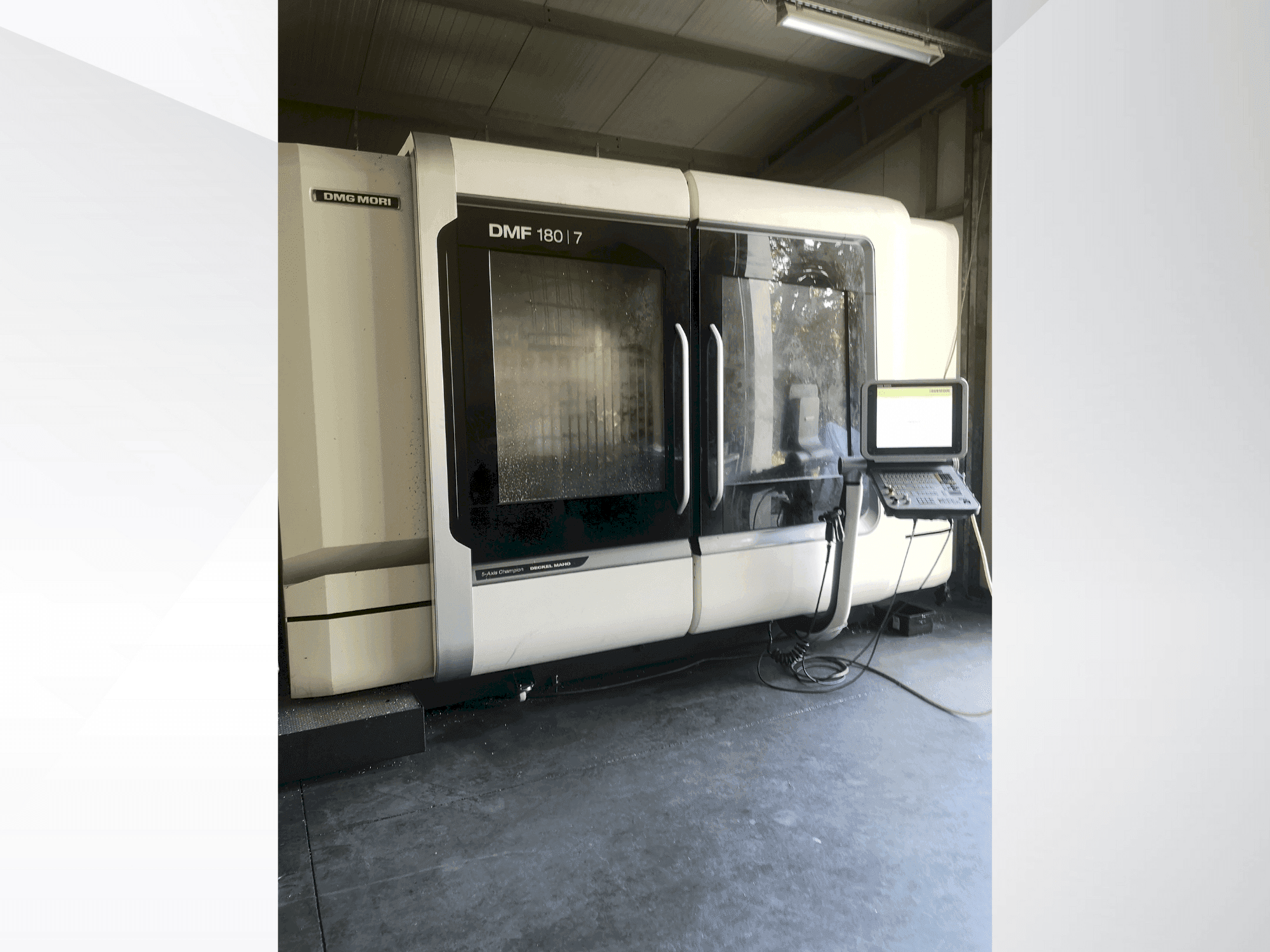 Front view of DMG MORI DMF 180/7 machine