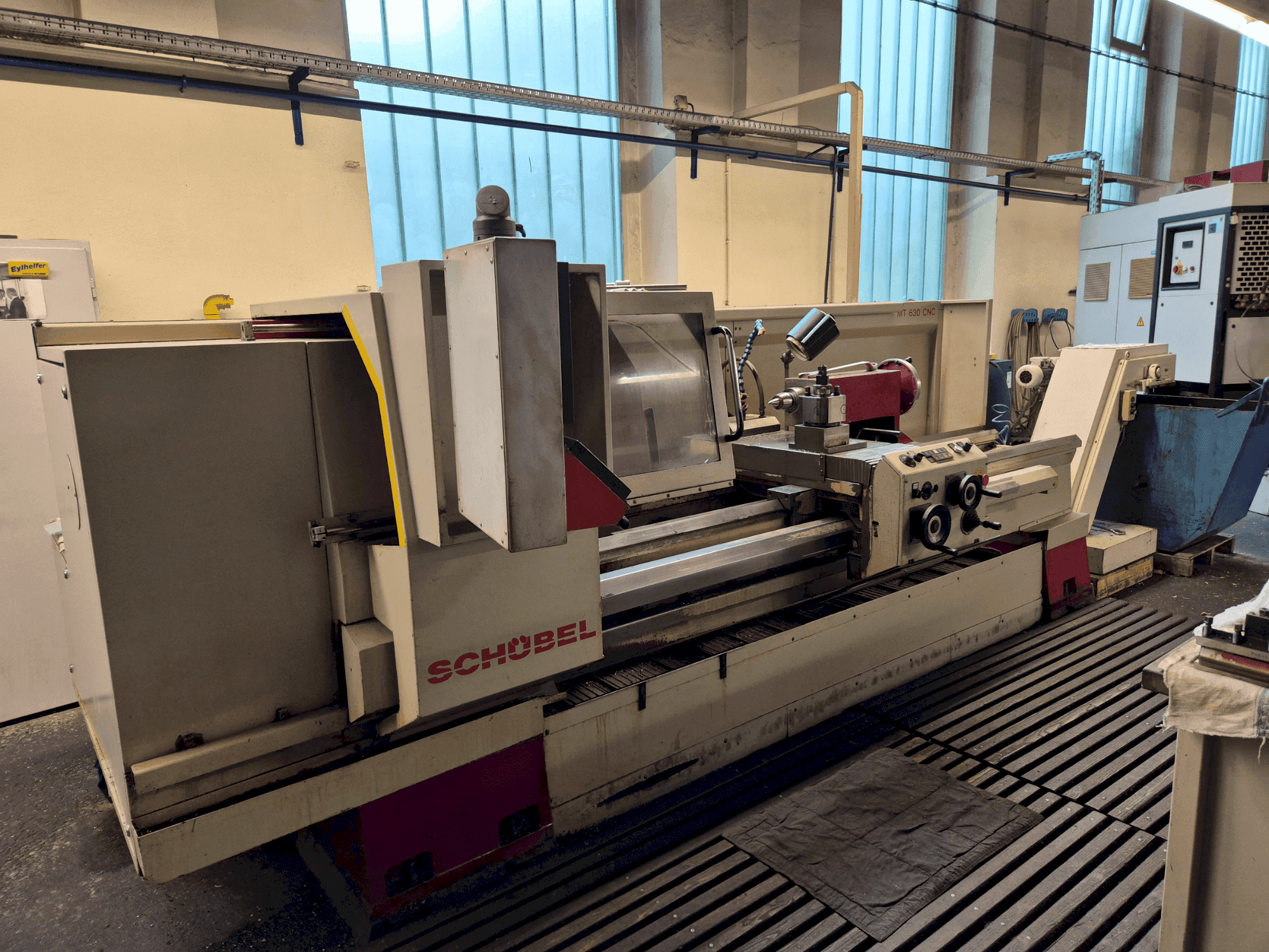 Front view of SCHÜBEL MT 630 CNC machine