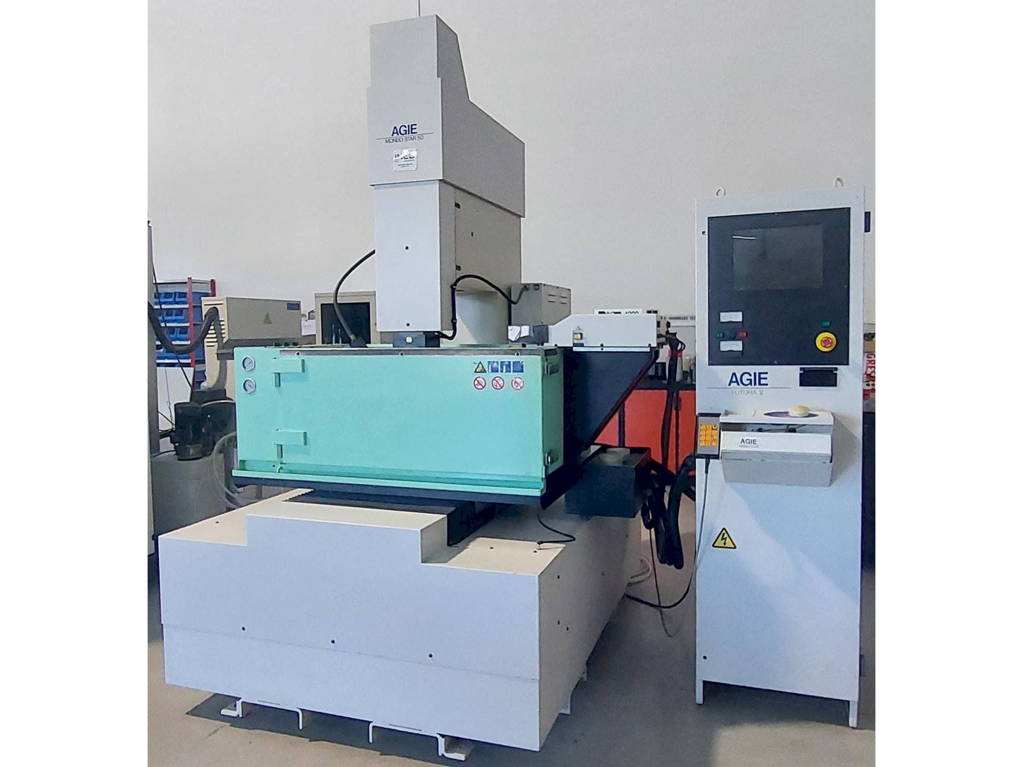 Front view of AGIE MONDO STAR 50 machine