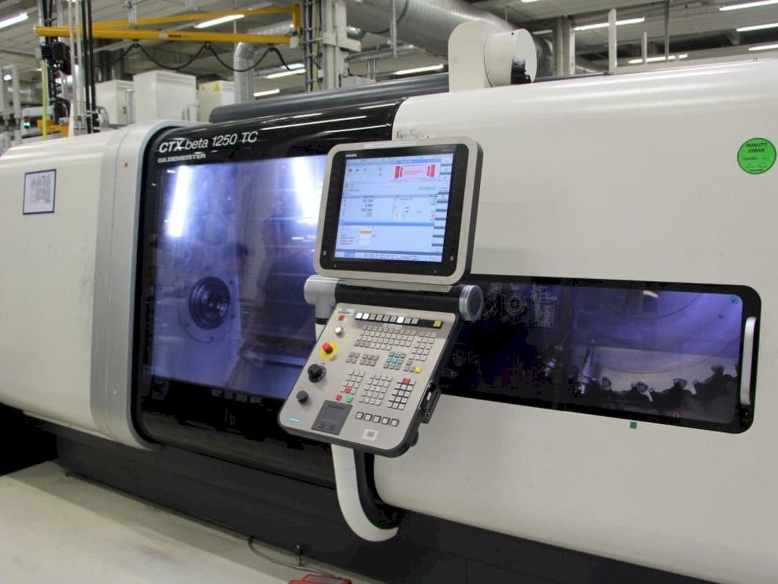Front view of DMG MORI GILDEMEISTER CTX Beta 1250 TC machine