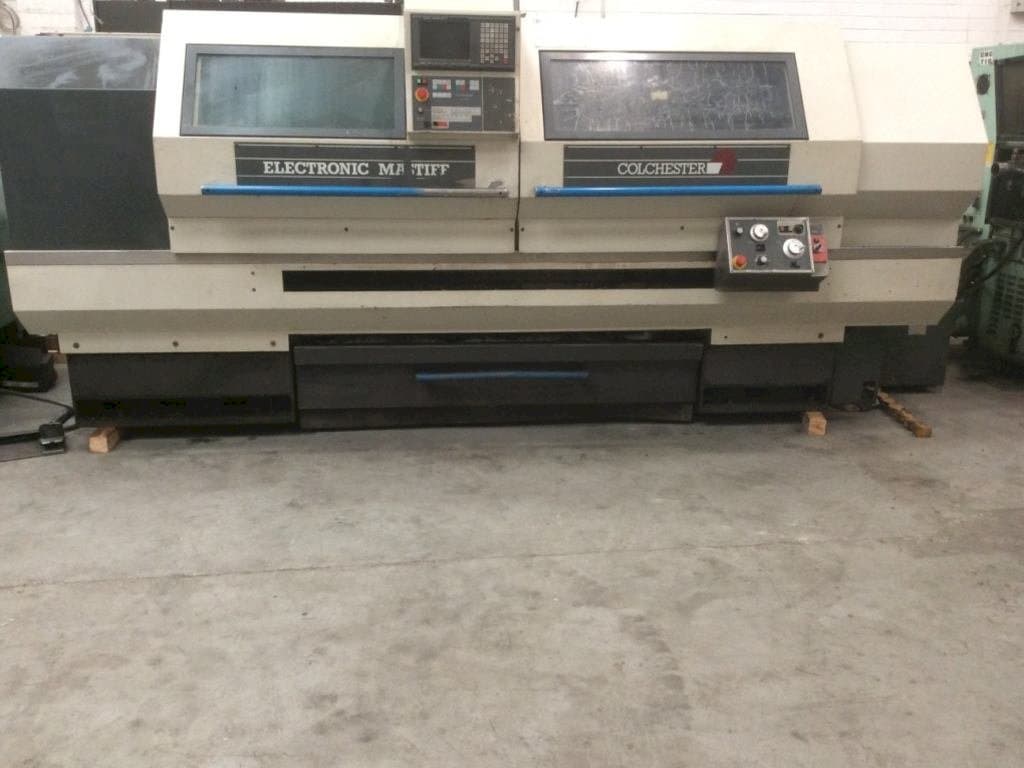 Front view of Colchester Electronic Mastiff machine