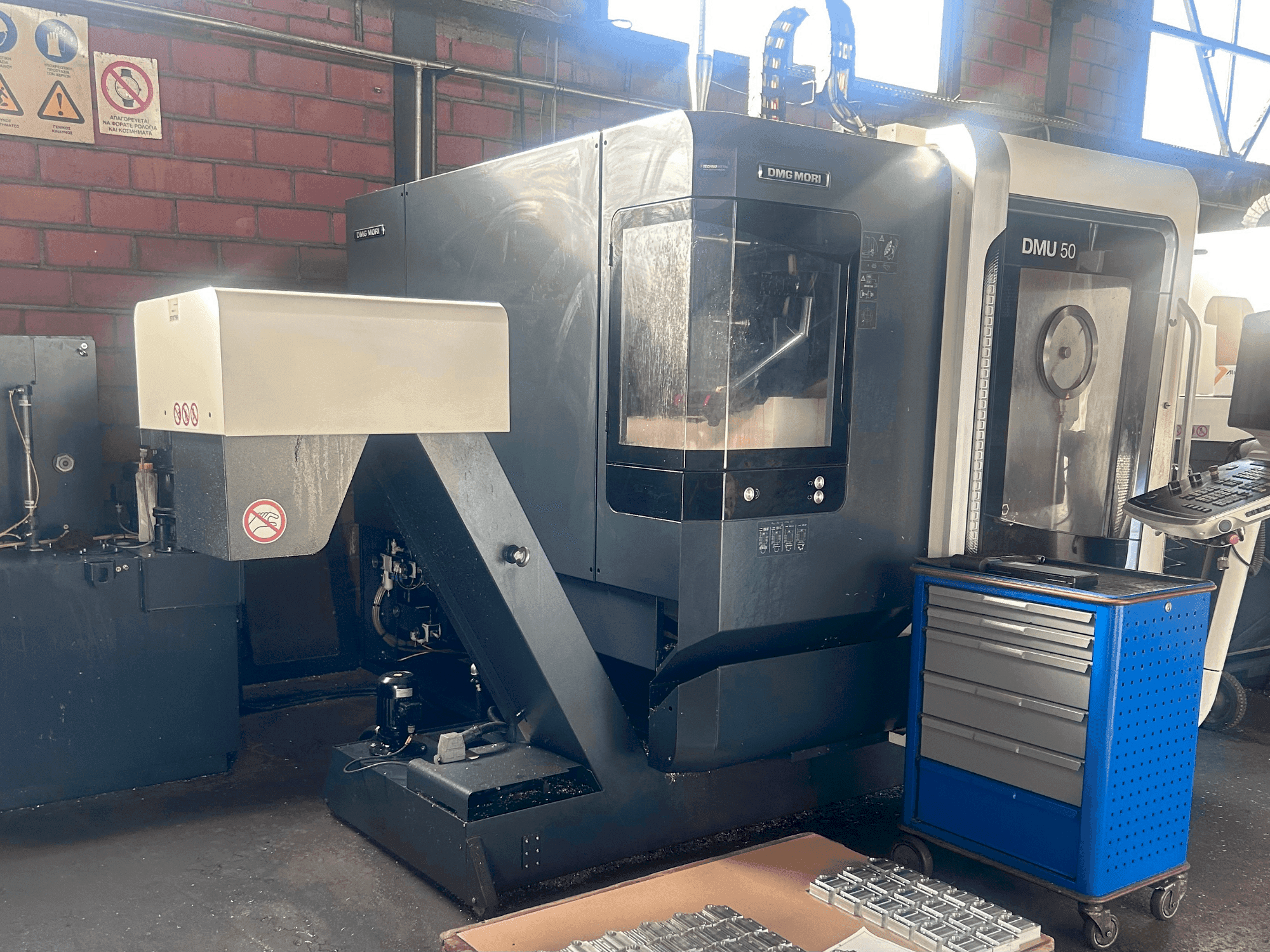 Front view of DMG MORI DMU 50  machine