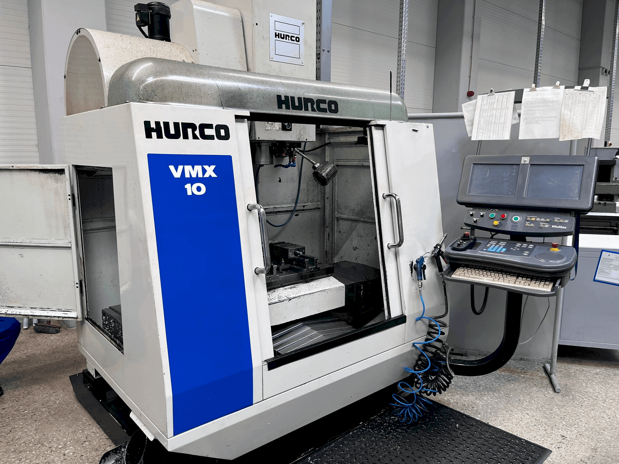 Front view of Hurco VMX 10 machine