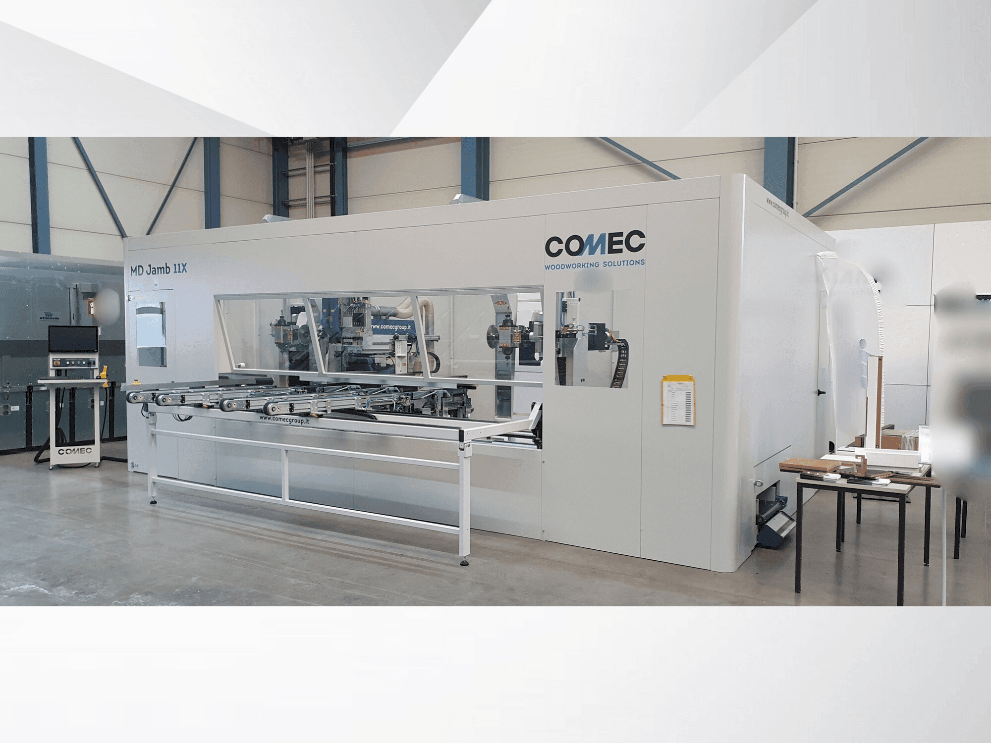 Front view of COMEC MD JAM  machine