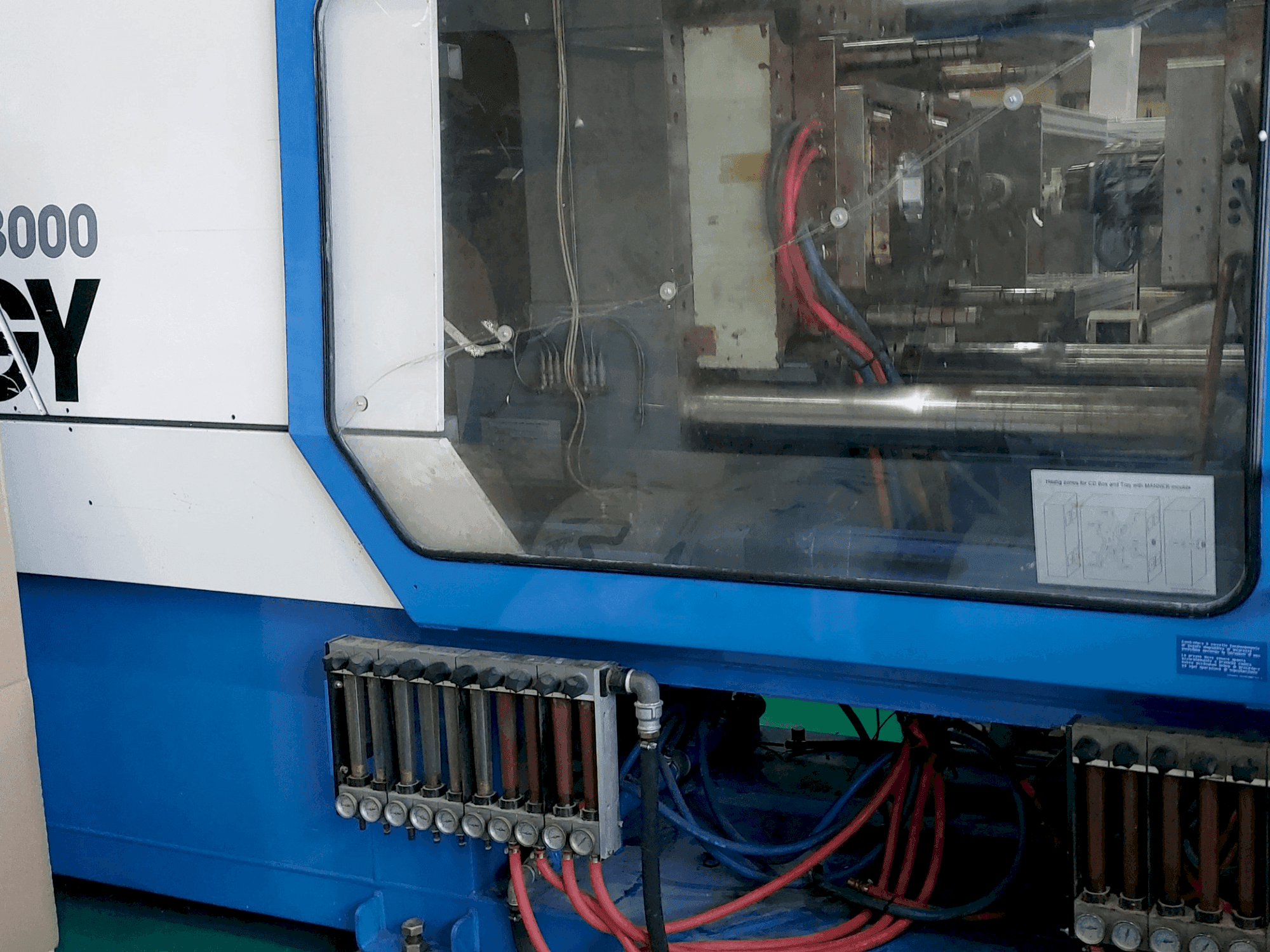 Front view of Netstal S 300 – 1700  machine