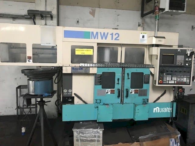 Front view of Muratec MW 12 CNC machine
