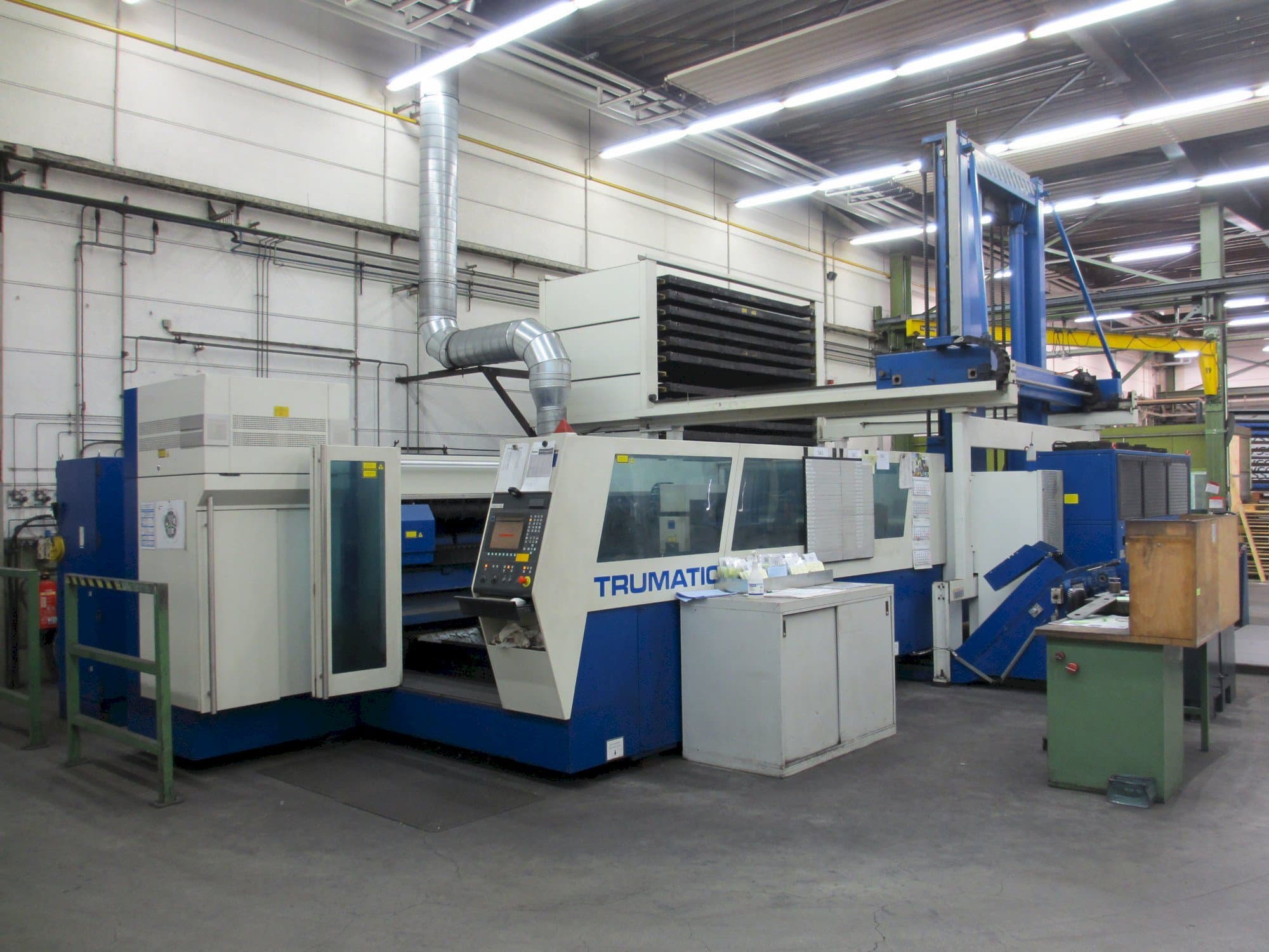 Front view of Trumpf Trumatic L 3050 machine