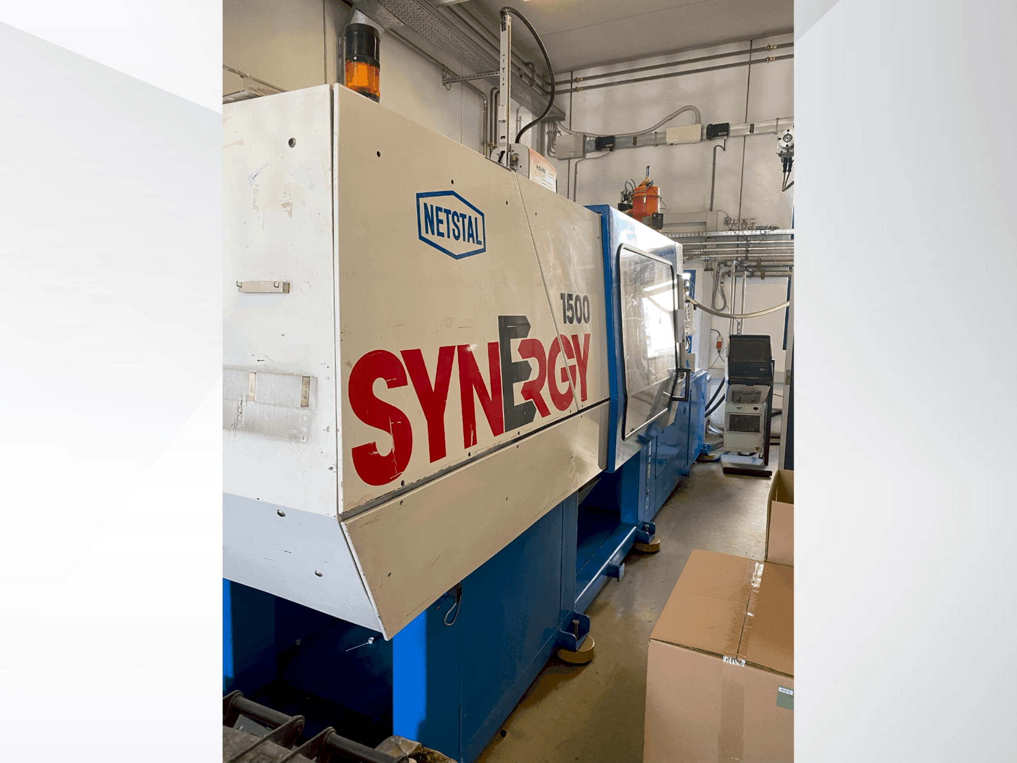 Front view of Netstal S-1500-900 machine