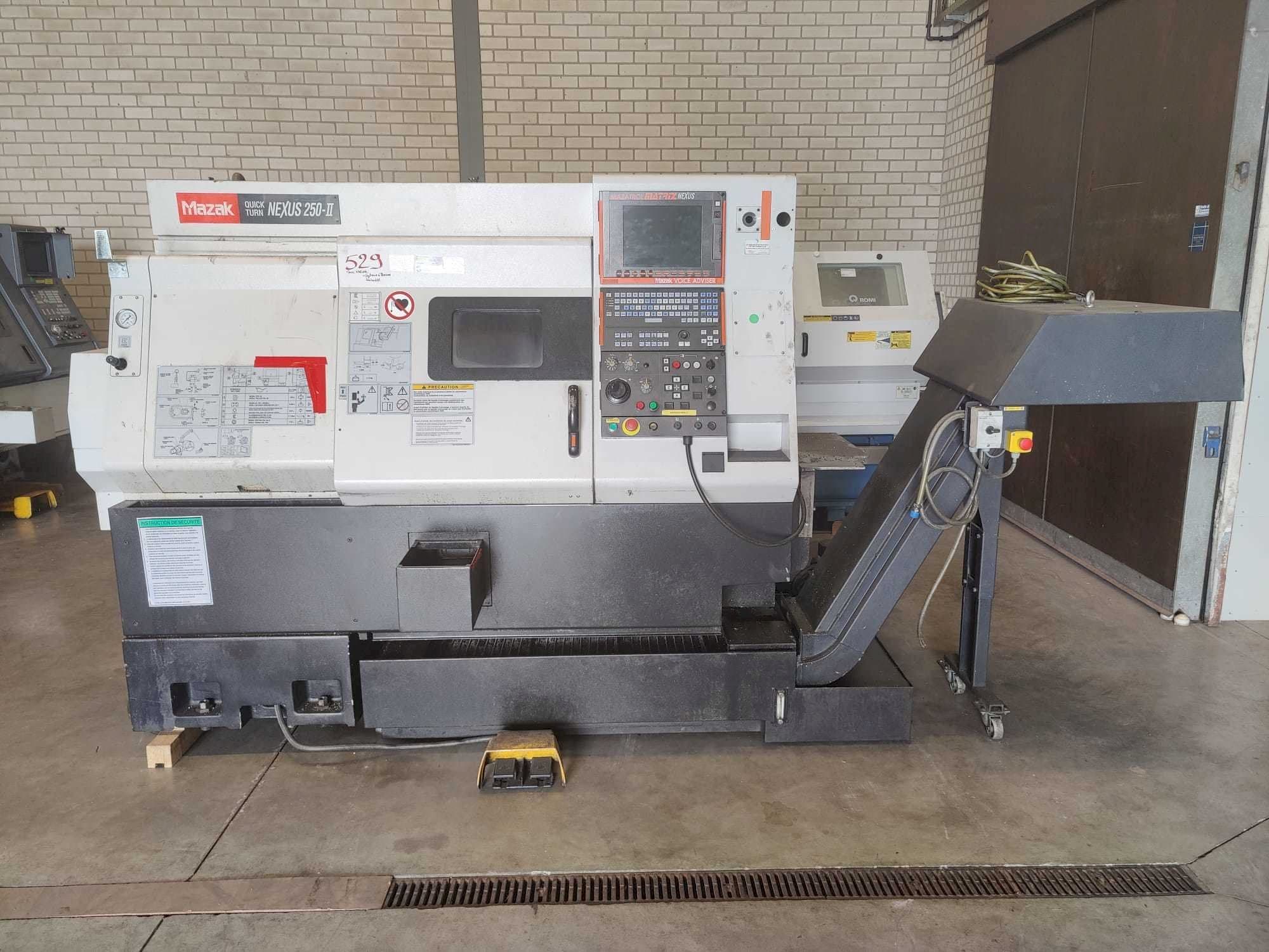 Front view of Mazak Quick Turn Nexus 250-II machine