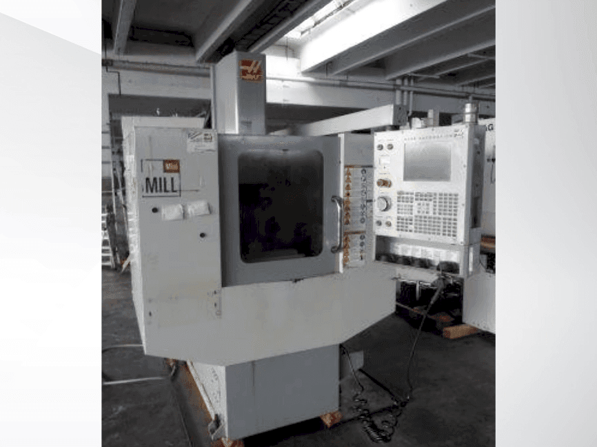 Front view of HAAS MiniMill  machine