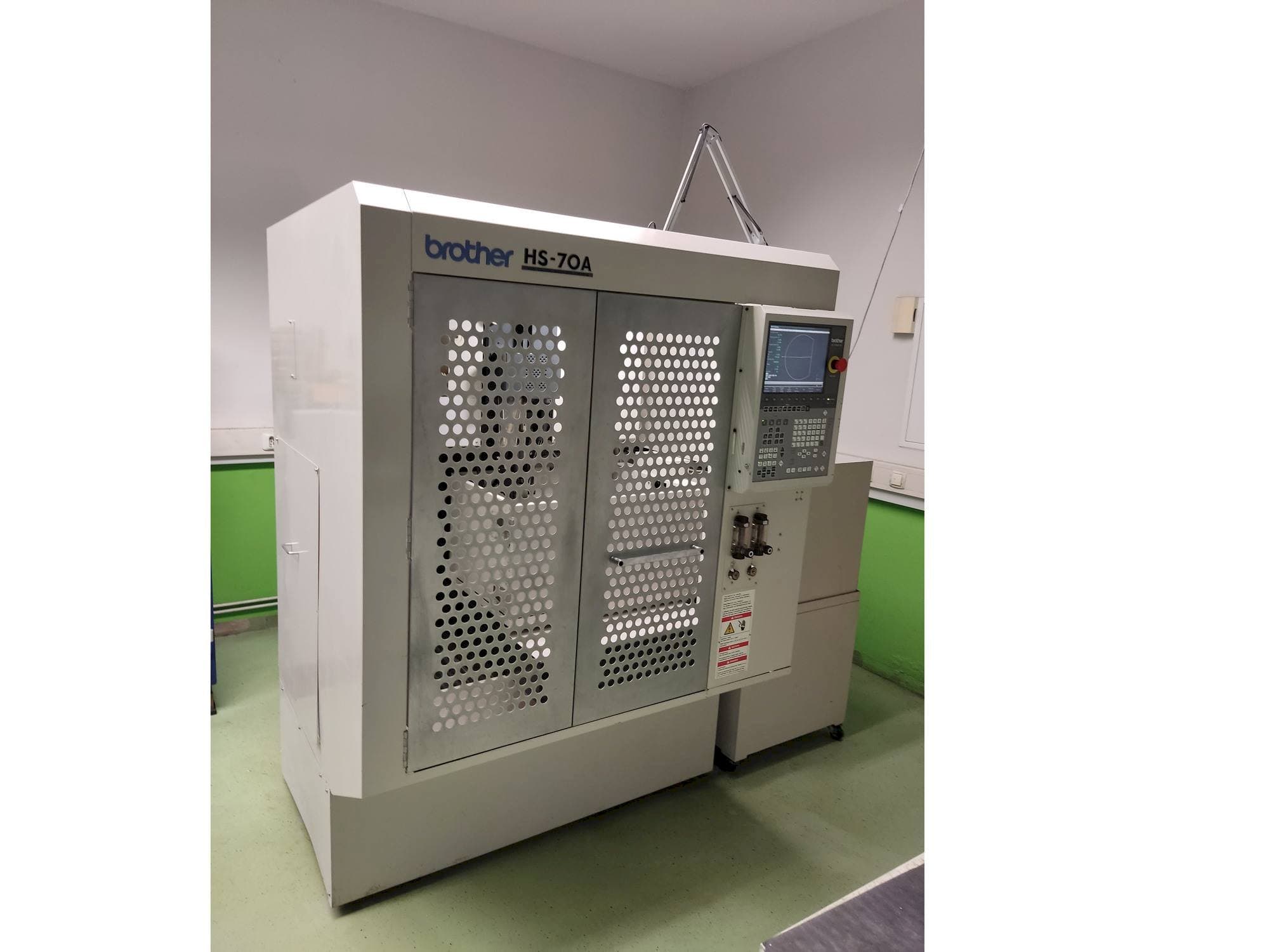 Front view of Brother HS-70A machine