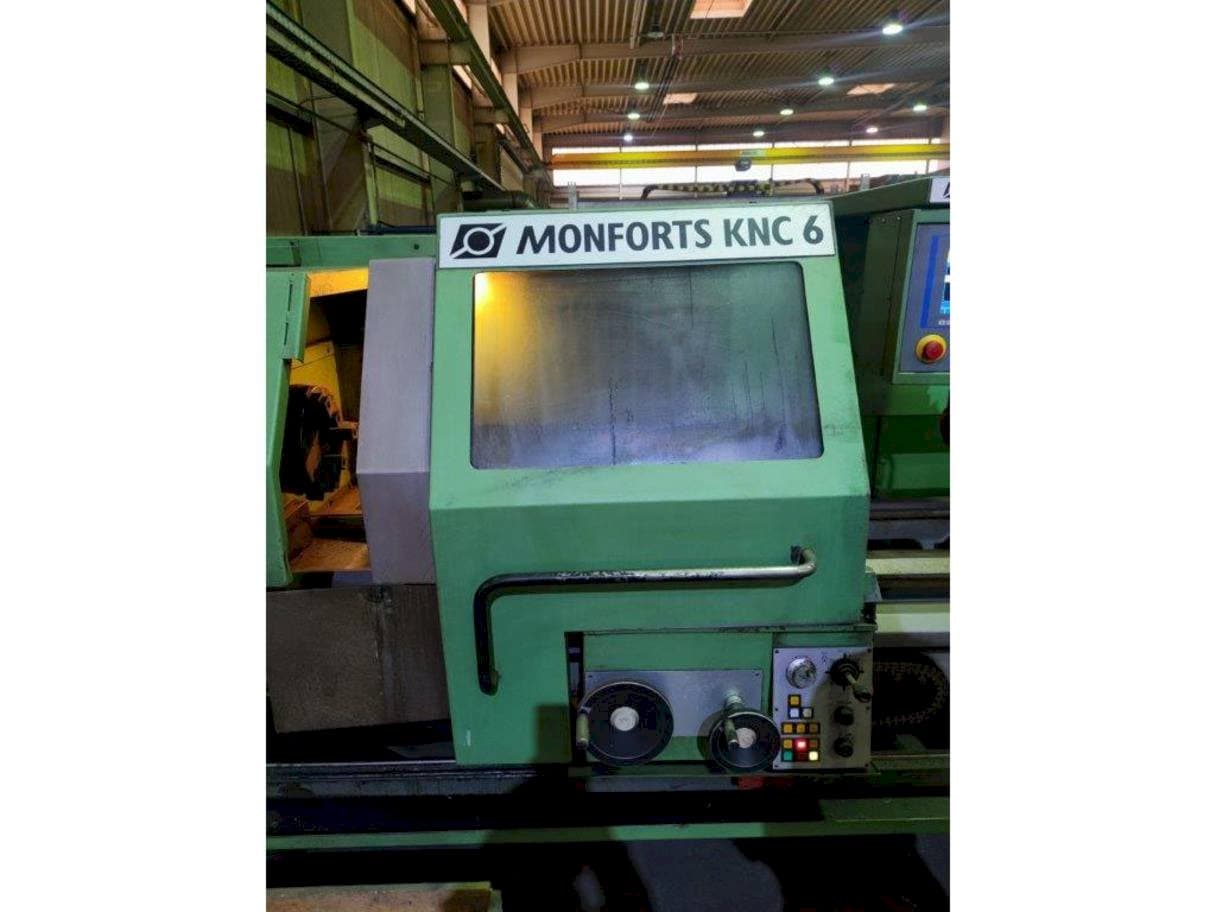 Front view of Monforts KNC6 x 2000 machine