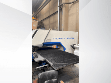 Front view of TRUMPF TC2000R machine