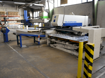 Front view of TRUMPF Trumatic 500 machine