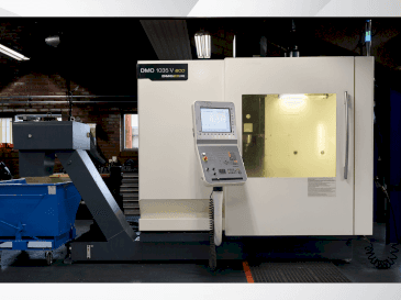 Front view of DMG MORI DMC 1035V machine