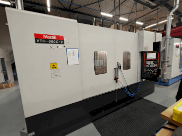 Front view of Mazak VTC-300C machine