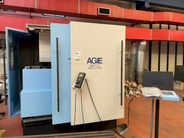 Front view of AGIE AGIEMATIC + AGIEPULS 60 HSF machine
