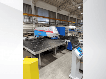Front view of Euromac STX FLEX 12 1500/22-2500 machine