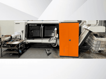 Front view of DMG MORI CTX 2000 machine