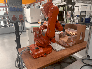 Front view of ABB IRB 140 M2000  machine