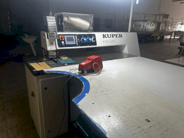 Front view of KUPER FWS 1250 machine