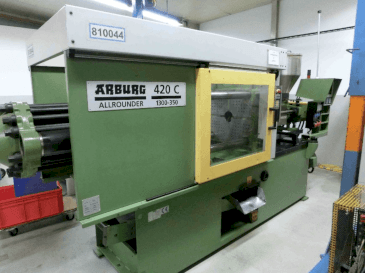 Front view of Arburg Allrounder 420C 1300-350 machine