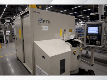 Front view of PTR Strahltechnik EBW PS 4-1 60-6 CH machine