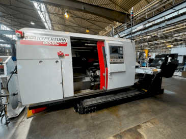 Front view of EMCO HYPERTURN 665 MC PLUS machine
